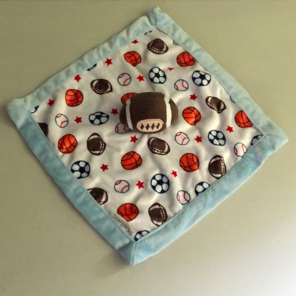 Carter’s football security blanket